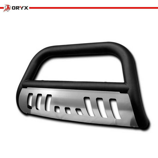 ORYX B3004LW Matte Black w/Brushed Chrome Skid Plate Bull Bar Fits Ford F150 2004-2017